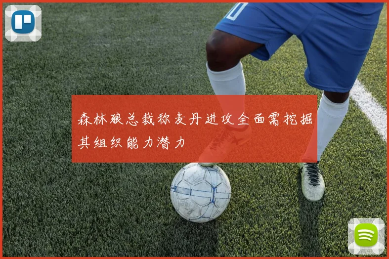 森林狼总裁称麦丹进攻全面需挖掘其组织能力潜力